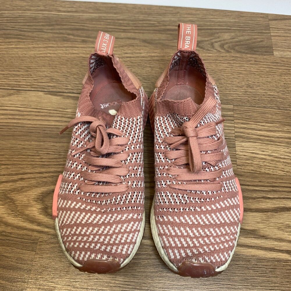 adidas NMD R1 STLT Primeknit Ash Pink Womens Size 7 #CQ2028 Sneakers Shoes - Picture 6 of 9